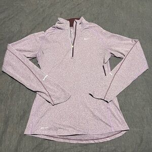 Light Purple Nike Quarter Zip Pullover